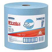 Протирочный нетканый материал KIMBERLY-CLARK Wypall X60, 1100 листов в рулоне, 31,5х34 см, голубой, 34965 (арт. 702102)