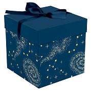 Коробка складная подарочная MESHU "Magic", (28*28*28см), с лентой, отд фольгой (арт. 382903)