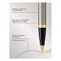 Ручка шариковая Parker "IM Brushed Metal GT" синяя, 1,0мм, кнопочн., подарочная упаковка (арт. 246614)