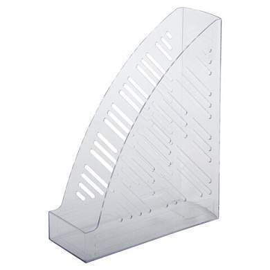 Лоток вертикальный для бумаг BRAUBERG "Standard+", 250х90х300 мм, прозрачный, 237227 (арт. 237227)
