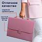 Папка-портфель пластиковая BRAUBERG А4 (327х254х30 мм), 13 отделений, розовая, 221441 (арт. 221441)
