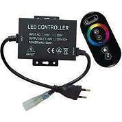Ecola Контроллер 220V 16x8 1500W 6.6A RGB с кольцевым сенсорным черным радиопультом RFB615KSB (арт. 638656)