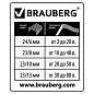 Степлер МОЩНЫЙ №24/6-23/13 BRAUBERG "Heavy duty MX", до 80 листов, черный, 222563 (арт. 222563)