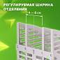 Лоток вертикальный для бумаг STAFF, 245х165х285 мм, 3 отделения, сетчатый, сборный, серый, 237294 (арт. 237294)