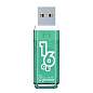 Флеш-диск 16 GB, SMARTBUY Glossy, USB 2.0, зеленый, SB16GBGS-G (арт. 512192)
