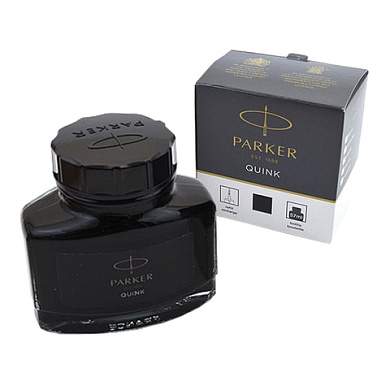 Чернила PARKER "Bottle Quink", объем 57 мл, черные, 1950375 (арт. 226752)