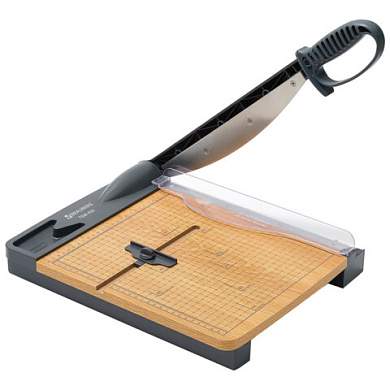 Резак сабельный BRAUBERG KATANA WOOD TSW-435 А4, 35 листов, длина реза 300 мм, деревянное основание, 533367 (арт. 533367)