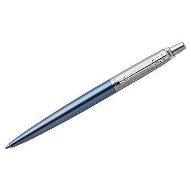 Ручка шариковая Parker "Jotter Waterloo Blue CT" синяя, 1,0мм, кнопочн., подарочная упаковка (арт. 242281)