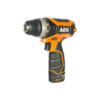 Дрель-шуруповерт аккумуляторная, 12 В, 34 Нм, Li-ion 2х2 Ач, AEG BS12C2 LI-202B, 4935448465 (арт. 671546)