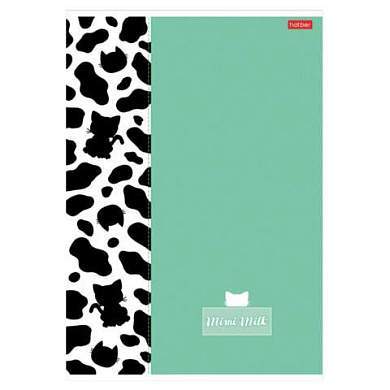 Тетрадь А4 96 л., HATBER, скоба, клетка, матовая ламинация, "Mimimilk" (микс в спайке), 087003, 96Т4лВ1 (арт. 405435)