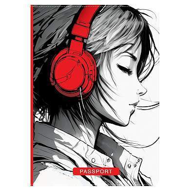 Обложка для паспорта MESHU "My Sound Kawaii", ПВХ, 2 кармана (арт. 362394)