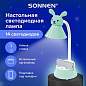Настольная лампа-светильник SONNEN OU-611 на подставке, СВЕТОДИОДНАЯ, "SWEET BUNNY", 5 Вт, зеленый, 237642 (арт. 237642)