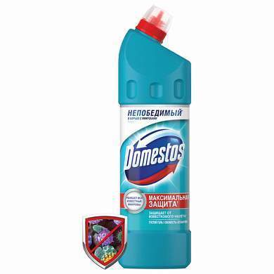 Чистящее средство 1 л, DOMESTOS (Доместос) "Свежесть Атлантики", с отбеливающим эффектом (арт. 600580)