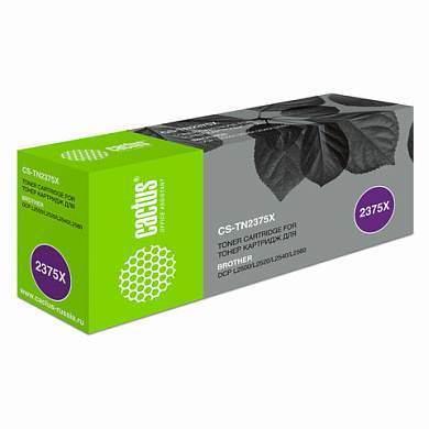 Картридж лазерный CACTUS (CS-TN2375X) для Brother DCP L2500/L2520/L2540/L2560, ресурс 5200 страниц (арт. 364139)