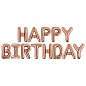 Шары воздушные НАБОР ДЛЯ ДЕКОРА "Happy Birthday", 43 шара, розовое золото, BRAUBERG KIDS, 591899 (арт. 591899)
