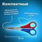 Ножницы ПИФАГОР, 130 мм, для левши, с линейкой, в картонной упаковке с европодвесом, 236784 (арт. 236784)
