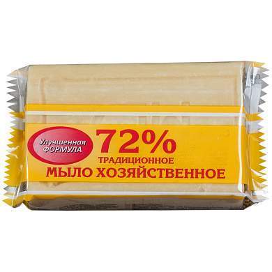 Мыло хозяйственное 72% Меридиан "Традиционное", 200г, флоу-пак (арт. 281641)