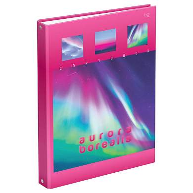 Тетрадь на кольцах А4, 100л., BG "Северное сияние", глянцевая ламинация (арт. 372520)