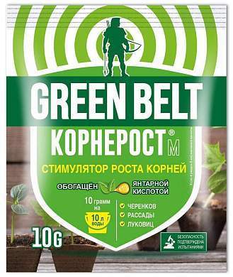 Корнерост-М 10гр. (стимулятор роста корней) (янтарная кислота+хитозан) пакет Грин Бэлт 01-584 (арт. 718204)