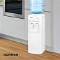 Кулер для воды SONNEN FSE-02W, напольный, НАГРЕВ/ОХЛАЖДЕНИЕ ЭЛЕКТРОННОЕ, 2 крана, белый, 456172 (арт. 456172)