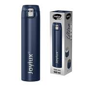 Термокружка 520 мл JOYLUX (ДЖОЙЛЮКС) ULTRA BLUE, нержавеющая сталь SUS304, синий матовый, 700278 (арт. 700278)