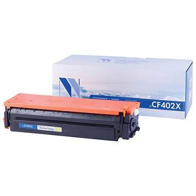 Картридж лазерный NV PRINT (NV-CF402X) для HP M252dw/M252n/M274n/M277dw/M277n, желтый, ресурс 2300 страниц (арт. 363417)