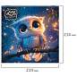Календарь настенный перекидной 2027 г., BRAUBERG, 12 листов, 21,4х42,8 см, МИНИ, "Magic animals", 118431 (арт. 118431)