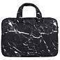 Сумка портфель BRAUBERG STYLE с отделением для ноутбука 13-14", 3 кармана, "Marble", черная, 26х36х3 см, 270835 (арт. 270835)