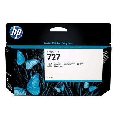 Картридж струйный для плоттера HP (B3P23A) Designjet T920/1500, №727, черный фото, 130 мл, оригинальный (арт. 361328)