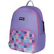 Рюкзак Berlingo Light "Squares" 39,5*28*16см, 2 отделения, 3 кармана, уплотненная спинка (арт. 336398)