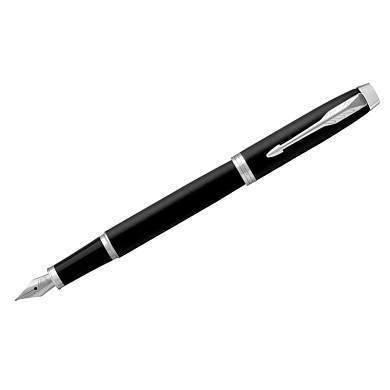 Ручка перьевая Parker "IM Essential Muted Black CT" синяя, 0,8мм, подарочная упаковка (арт. 318944)