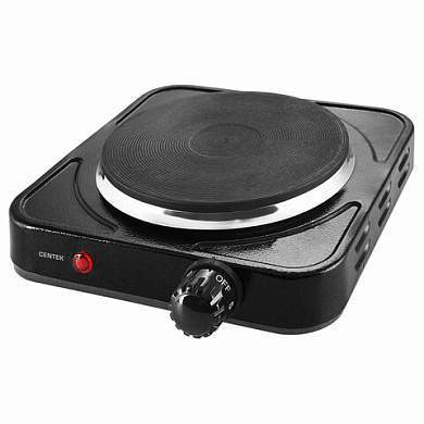 Настольная электрическая плита CENTEK CT-1506, 1000 Вт, 1 конфорка, 5 режимов нагрева, черная, CT-1506 Black (арт. 457590)