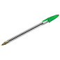 Ручка шариковая STAFF "Basic Budget BP-04", ЗЕЛЕНАЯ, линия письма 0,5 мм, с штрихкодом, 143871 (арт. 143871)