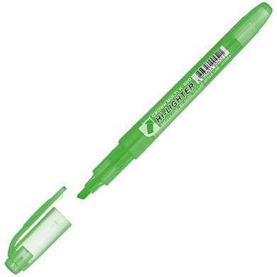 Текстовыделитель Crown "Multi Hi-Lighter" зеленый, 1-4мм (арт. 207930)
