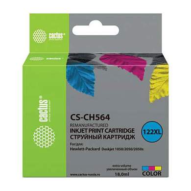 Картридж струйный CACTUS (CS-CH564) для HP Deskjet 1050/2050/2050S, цветной (арт. 361854)