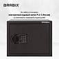 Сейф мебельный BRABIX "SF-280EL", 280х350х300 мм, электронный замок, черный, 291149, S103BR212414 (арт. 291149)