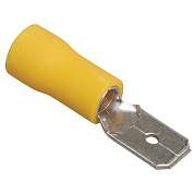 STEKKER Наконечник плоский изолир. (папа) РпИп 4-6мм2 Желтый LD401-60250 (DIY уп.10 шт) 39364 (арт. 804995)