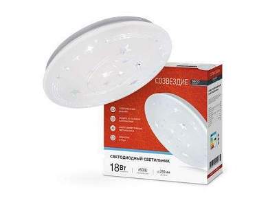 ASD/inHome светильник светодиодн. декоративный 18W (1170lm) 6500К 6K СОЗВЕЗДИЕ d230 IP40 2239 (арт. 700378)