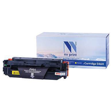 Картридж лазерный NV PRINT (NV-046HY) для CANON LBP653Cdw/654Cx/MF732Cdw, желтый, ресурс 5000 страниц (арт. 363263)