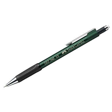 Карандаш механический Faber-Castell "Grip 1345" 0,5мм, B, грип, с ласт., автоподача грифеля, зеленый (арт. 289764)