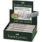 Ластик Faber-Castell "Grip 2001", трехгранный, серый, 90*15*15мм (арт. 286070)