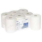 Полотенца бумажные рулонные KIMBERLY-CLARK Scott, КОМПЛЕКТ 6 шт., Slimroll, 190 м, белые, 6697 (арт. 117752)