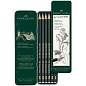 Набор карандашей ч/г Faber-Castell "Castell 9000", 6шт., HB-8B, заточен., метал. кор. (арт. 290333)
