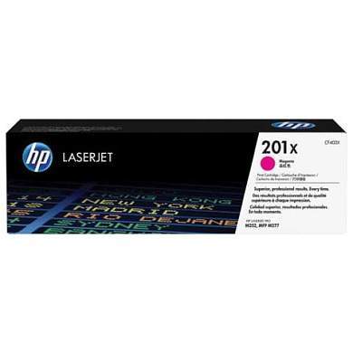 Картридж лазерный HP (CF403X) LaserJet Pro M277n/dw/M252n/dw, №201X, пурпурный, оригинальный, ресурс 2300 страниц (арт. 361699)