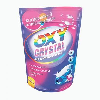 Отбеливатель кислородный 600гр. (для цветного белья) Oxy crystal Селена (арт. 818848)