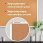 Доска пробковая 70х50 см, алюминиевая рамка, ГАРАНТИЯ 10 ЛЕТ, РОССИЯ, BRAUBERG, 238187 (арт. 238187)