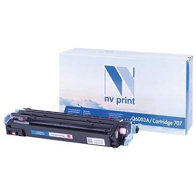 Картридж лазерный NV PRINT (NV-Q6003A) для HP ColorLaserJet CM1015/2600, пурпурный, ресурс 2000 стр. (арт. 361168)