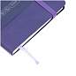 Записная книжка А6 80л. ЛАЙТ, кожзам, Greenwich Line "Classic. Lilac", с резинкой, фактурное тиснение, блок в клетку (арт. 370586)