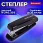 Степлер №24/6, 26/6 BRAUBERG "Standard", до 30 листов, черный, 272755 (арт. 272755)