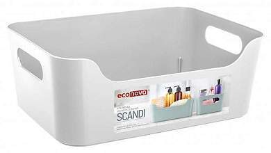 Корзина универсальная SCANDI 4,6л (27*19*10,5см), белая 434200816 Econova/Бытпласт (арт. 814688)